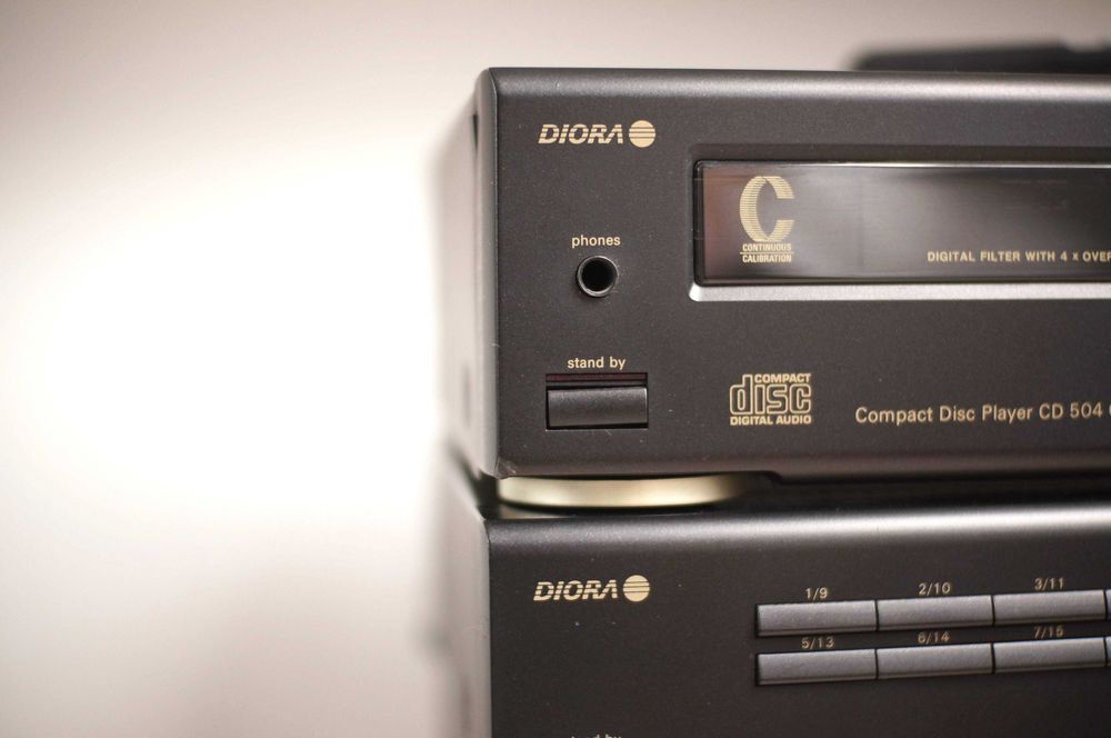 Wieża Diora WS 504B, AS 500, CD 504C, PA 504 - wersja eksportowa