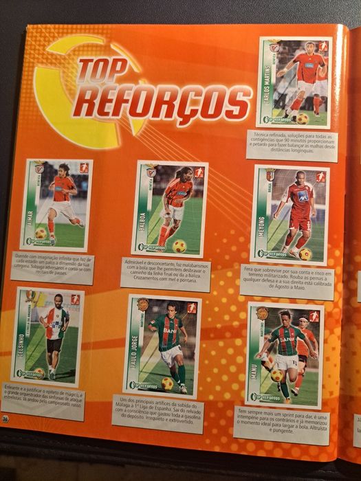 Caderneta Futebol 2008-09...completa.