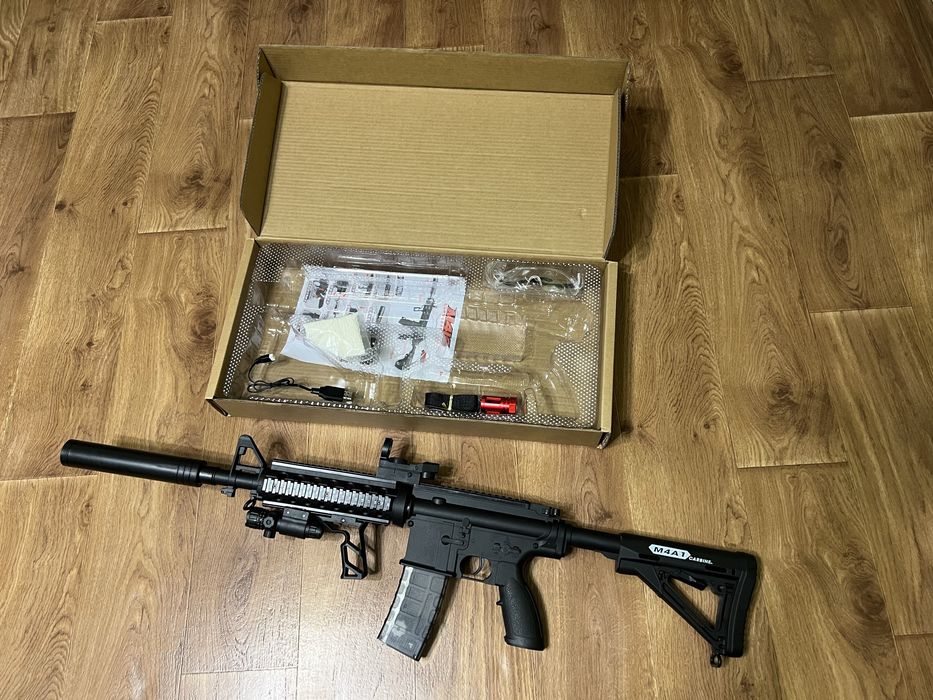 Професійний Автомат/карабін M4A1 на орбізах/ тактичний, для навчання