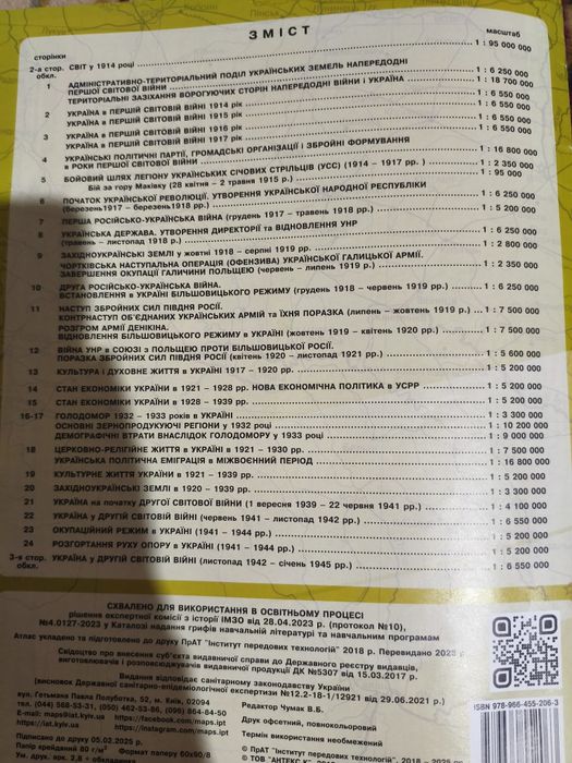 Атлас бу з історії України 10клас