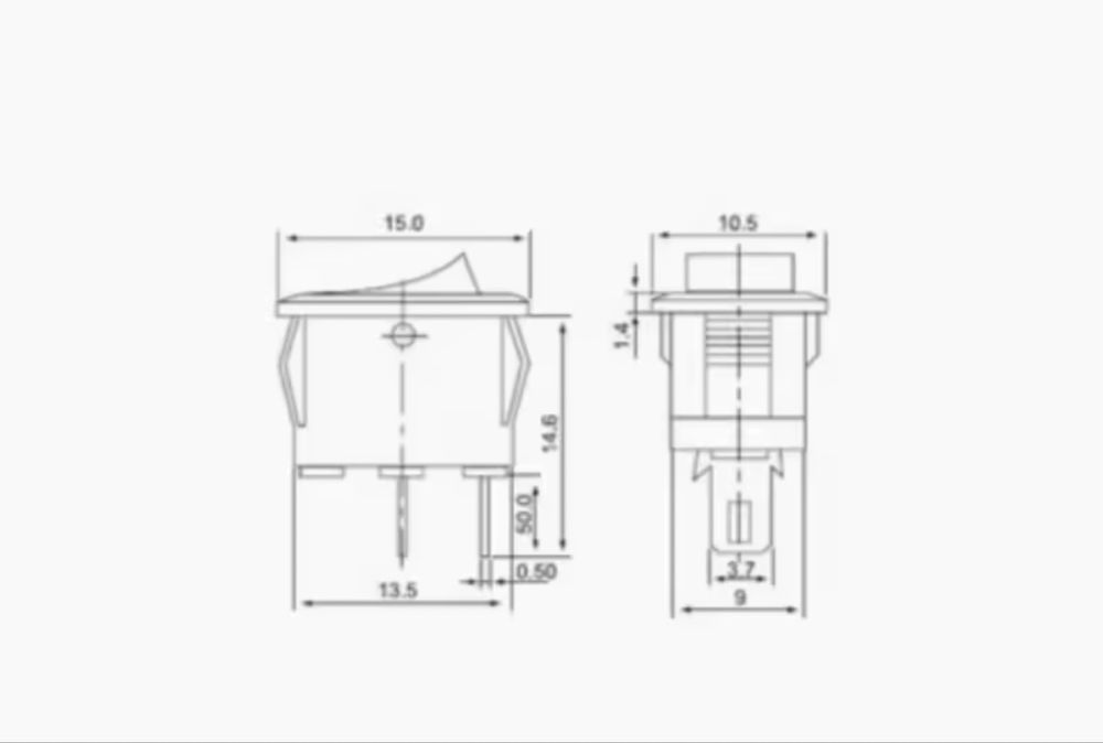 Кнопковий міні-перемикач