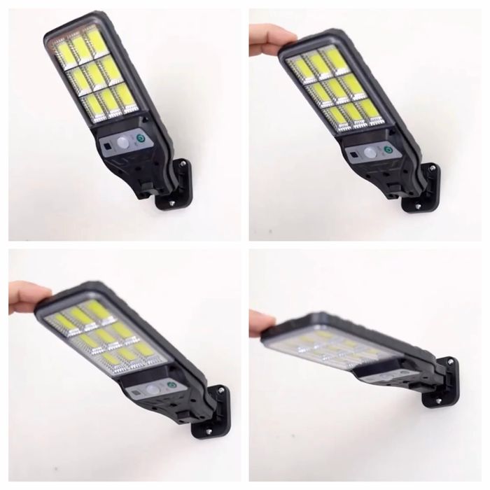 Luminária LED solar para exterior