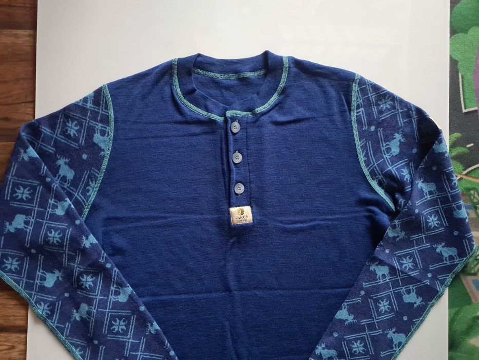Koszulka termiczna, longsleeve, merino wool, Janus r. M