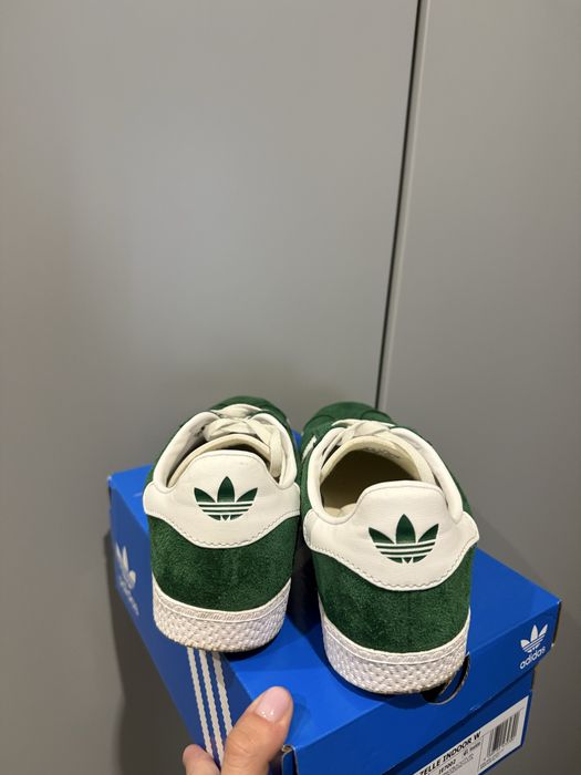 Adidas gazelle кеды изумруд