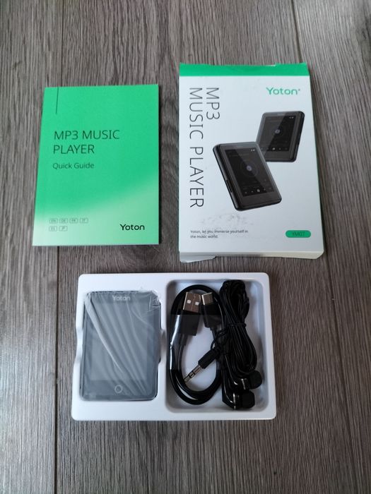 YOTON Odtwarzacz MP3 Bluetooth, 4,0-calowy, 64 GB, NOWY