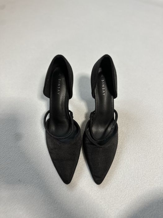 Туфлі каблуки босоніжки з стразами Sinsay