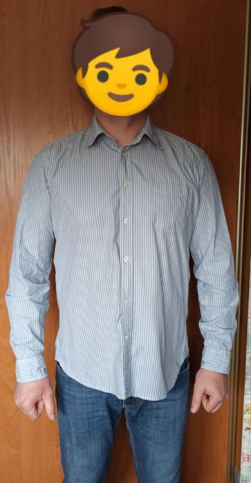 Koszula w paski męska H&M roz. L