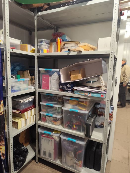 Стелаж металевий посилений полки