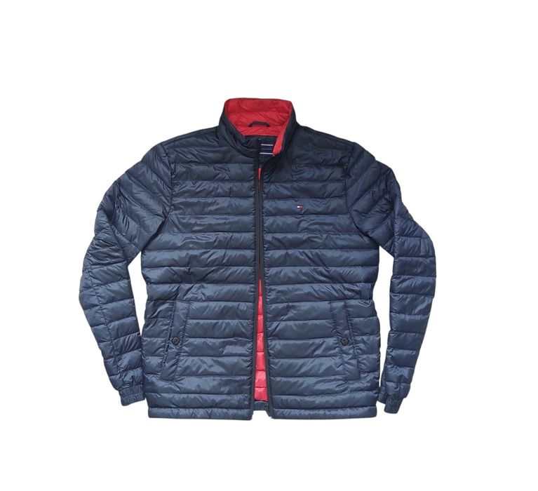 Tommy hilfiger nowa kurtka puchowa męska lekka r. M