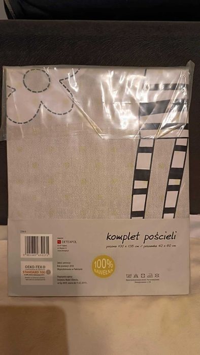 Komplet pościeli | 100% baw. | Poszwa 100x135cm | Poszewka 40x60cm