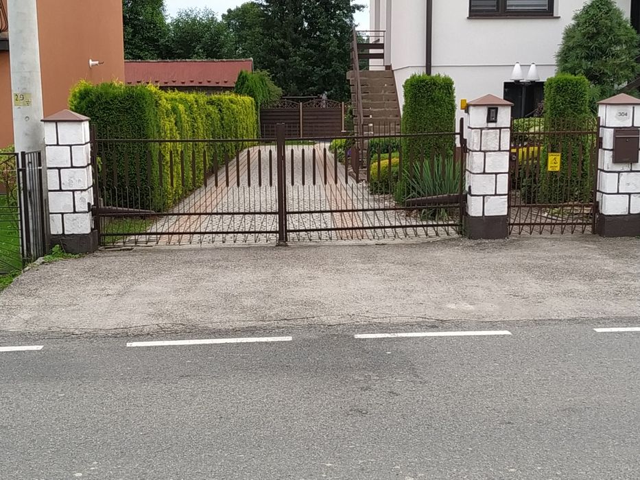 Ogrodzenie/ przęsła  stalowe z demontażu