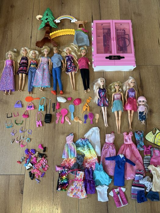 Barbie lalki szafa akcesoria