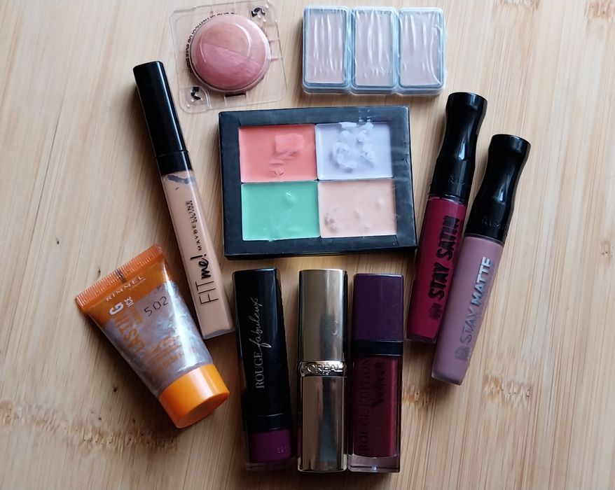 Zestaw kosmetyków do makijażu Bourjois Rimmel Loreal 10szt