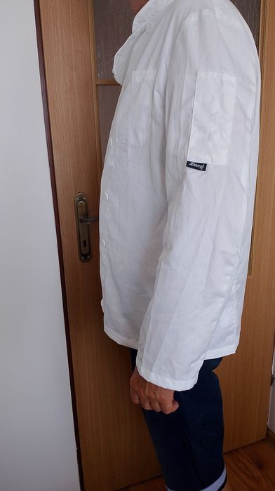 Nowy z metką biały fartuch L