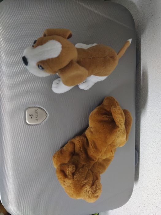 Conjunto de 2 Peluches de Cãezinhos
