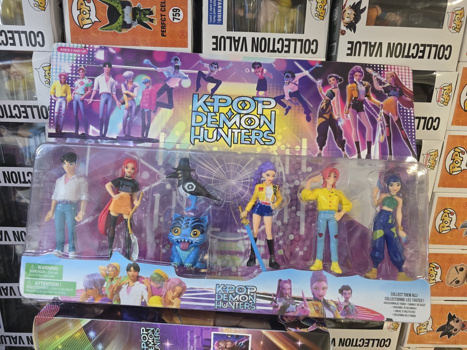 Pack k pop demon hunters figuras novas em caixa