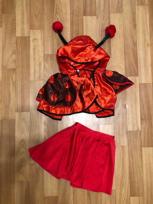 Костюм Жучек Божья коровка и Клубничка 3-8лет