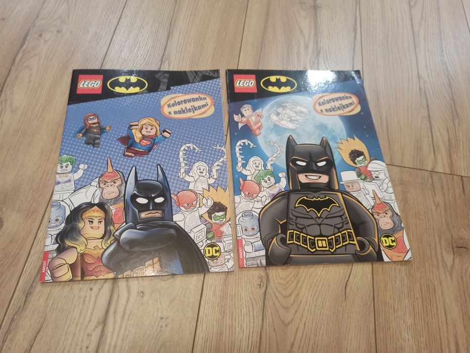 Książki kolorowanki z naklejkami LEGO Batman
