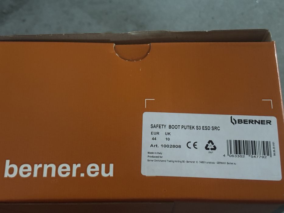 Botas de biqueira de aço 44