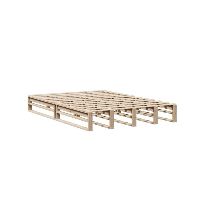 Cama de madeira com estante 135x190 NOVA em caixa