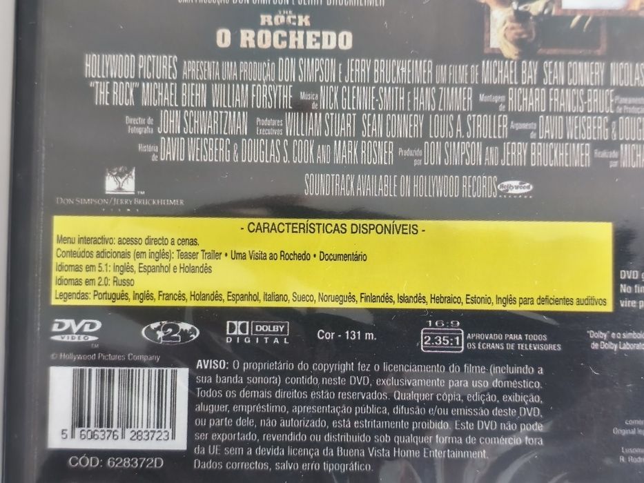 DVD O Rochedo - The Rock