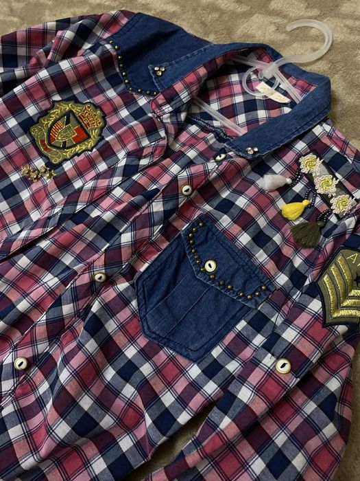 Сорочка в клітинку