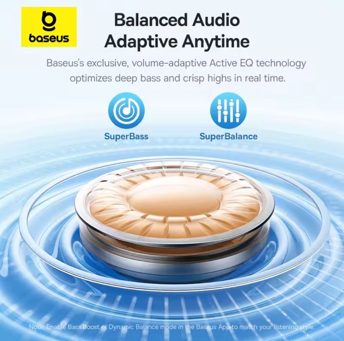 Новинка от Baseus TWS наушники EP10 Pro,50db,55h,6micro,app,6.0,Ldac#