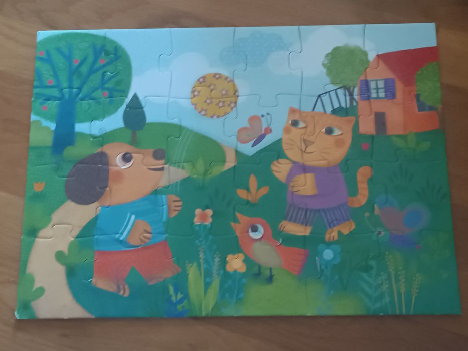 Puzzle Djeco silhueta wouaf wouaf