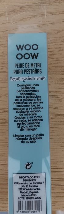 Pente pestanas+Limpador poros+Recarga perfume

Forma curva para s