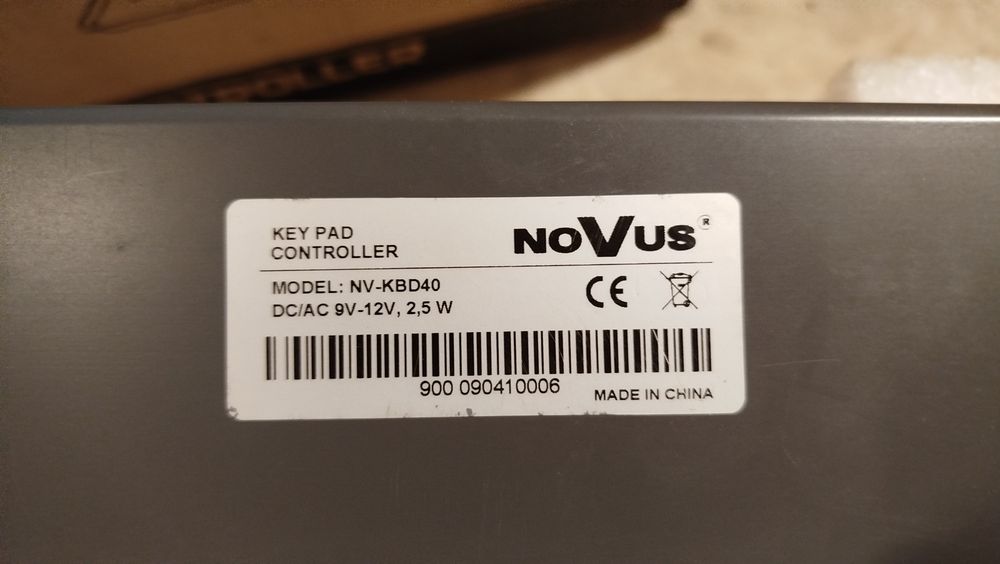 Klawiatura sterująca PTZ NOVUS NV-KBD40 – sprawna, do resetu