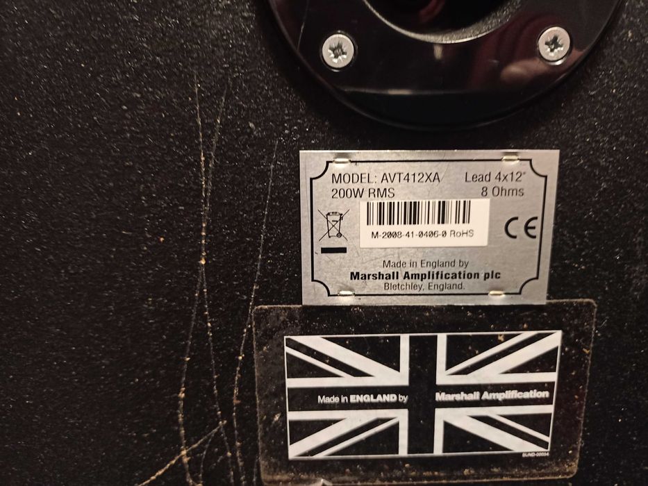 Marshall AVT 150H wzmacniacz gitarowy + kolumna