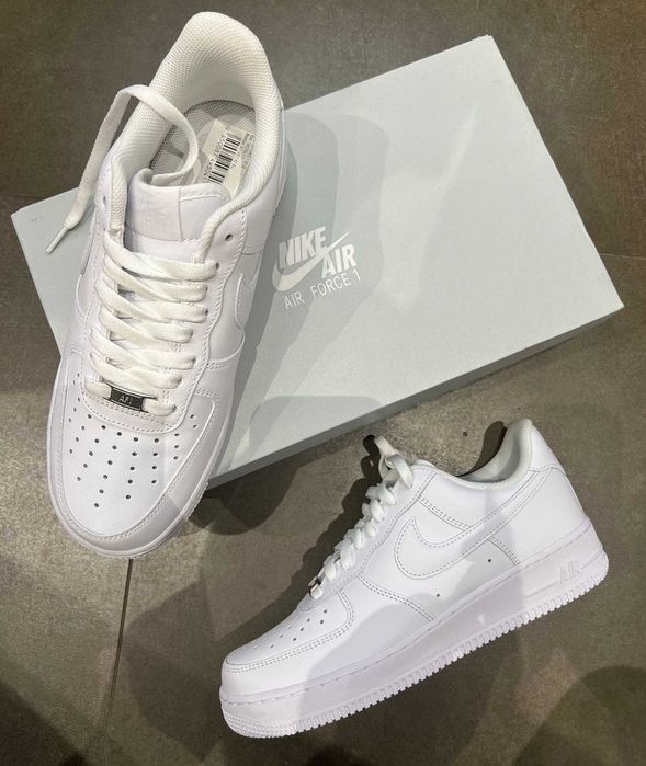 Buty Nike air force 1 cale biale NOWE damskie 41