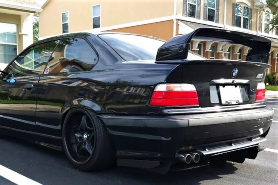 Aileron / Lip / Spoiler Traseiro Para BMW E36 2 / 4 portas M3 Look em plástico ABS