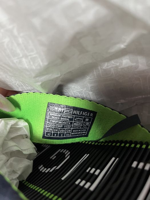 Tommy Hilfiger japonki klapki massage footbed beach sandal r 42