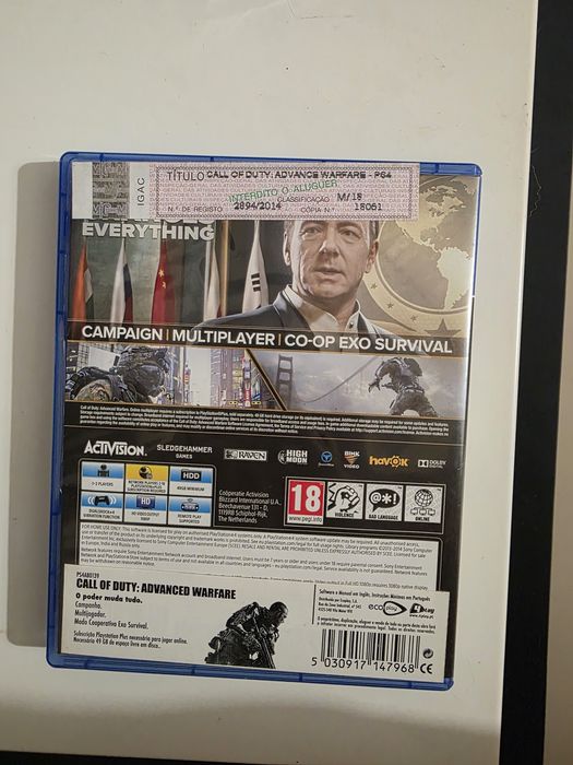 Jogo PS4 Call of Duty Advanced Warfare