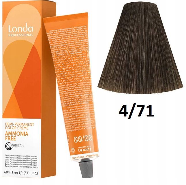 outlet farby do włosów londa brązy popielato brązowy średni brąz 60 ml