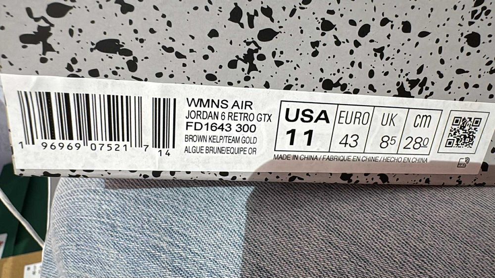 NIKE  air jordan 6 retro nowe roz. 44