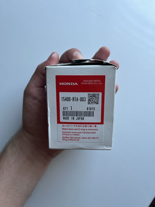 Фільтр масляний Honda 15400-RTA-003