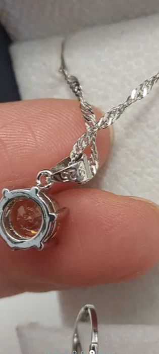 Srebrny komplet biżuterii 925