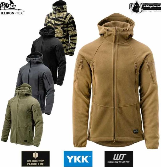 Patriot Mk2 HELIKON-TEX Hybrid Fleece толстовка куртка худі кофта фліс