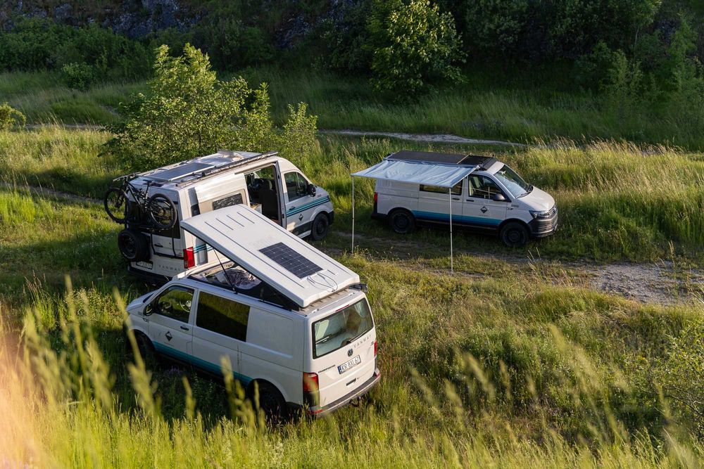 Zabudowa kamper van VW Transporter T5 T6, meble, VANWAY CAMPERVANS