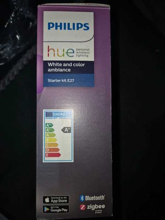 Philips Hue White and Color Ambiance e27 zestaw KIT Hue bridge