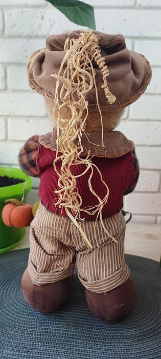 Большой коллекционный плюшевый медведь