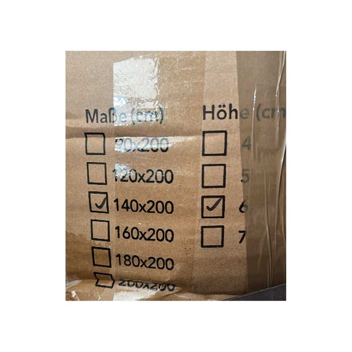 Sobrecolchão / Topper Premium Celesta Asleep Natural - 140×200 cm – 6 cm – Novo – Envio Incluído