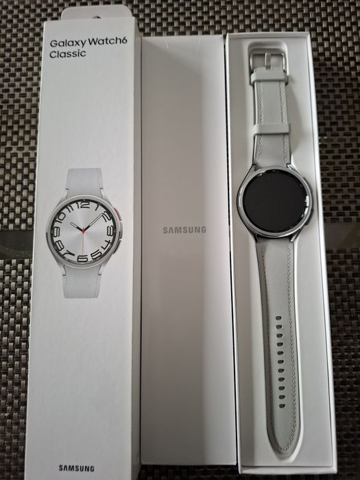 Samsung Galaxy Watch 6 Classic Silver Nowy 47mm SM-R960