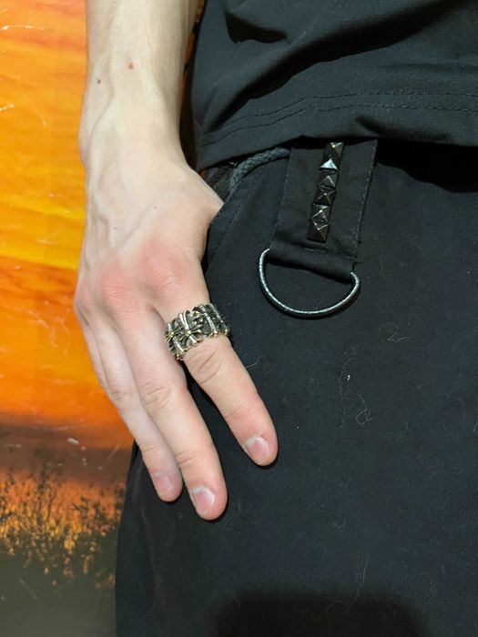 Chrome Hearts Square Cemetery Ring | Кольцо Хром Хартс Квадратное