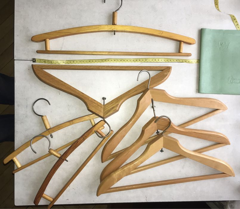 Дерев'яні складані дорожні пластикові прозорі вішаки плічка срср