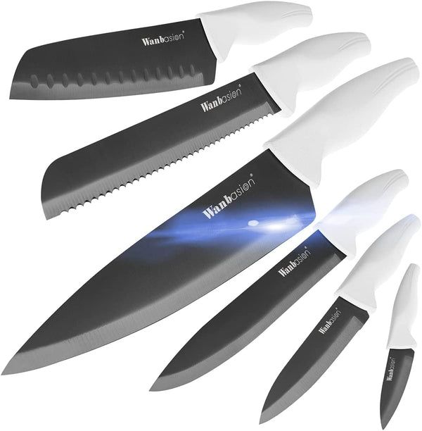 Conjunto de facas de cozinha, facas de cozinha profissional chef, conj