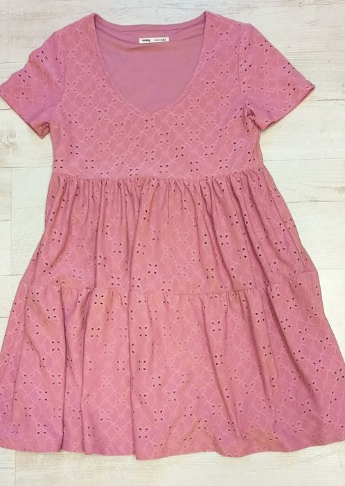 Sukienka babydoll różowa