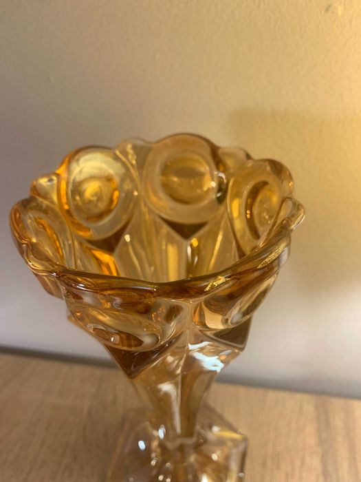 piękny wazon Art Deco, opalizujący stan bd, Vintage, antyk